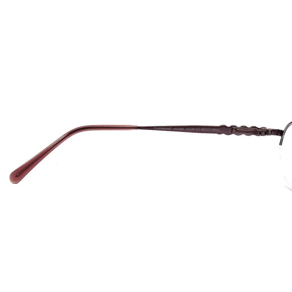 Aristar Petite Eyeglasses Frames AR16380 513 Wine Purple Half Rim 49-17-130